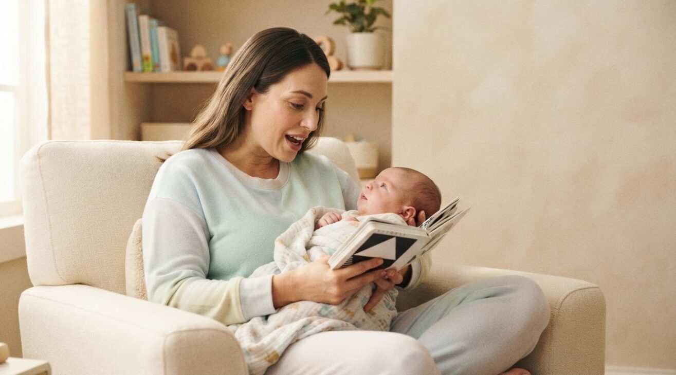 Book & Literacy Play: Shared Reading for Babies 0–3 Months
