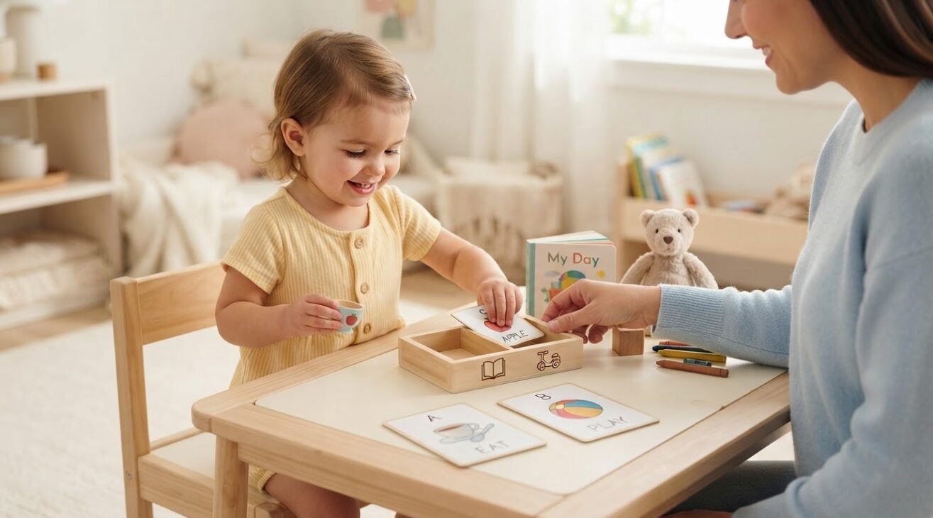 Book Knowledge & Print Concepts Activity Cards for 2-Year-Old Toddlers