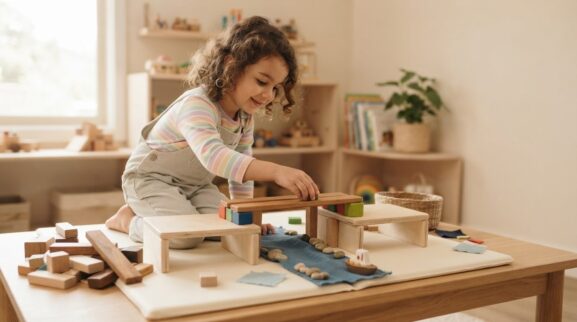 Booza Builds a Bridge learning activity for a 5-year-old