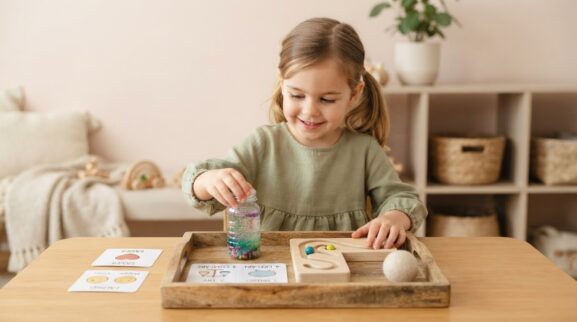 Calm-Down & Regulation Routines Activity Cards for 4 Years printable learning activity for a 4-year-old