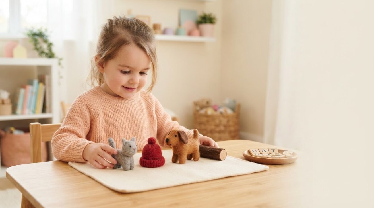 Cat, Hat, Dog, Log for 3-Year-Old Toddlers