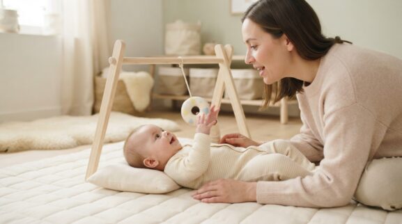 Cause & Effect Activity Cards for 4–6 Months printable learning activity for a 4–6 month old baby