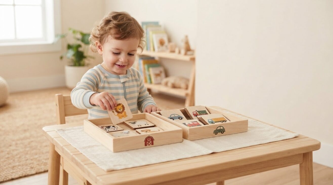 Classification Activity Cards for 2-Year-Old Toddlers