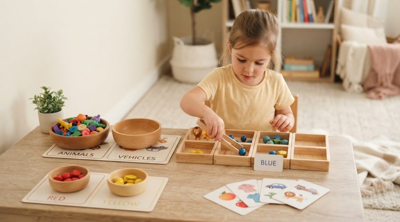 Classification Activity Cards for 4-Year-Old Kids
