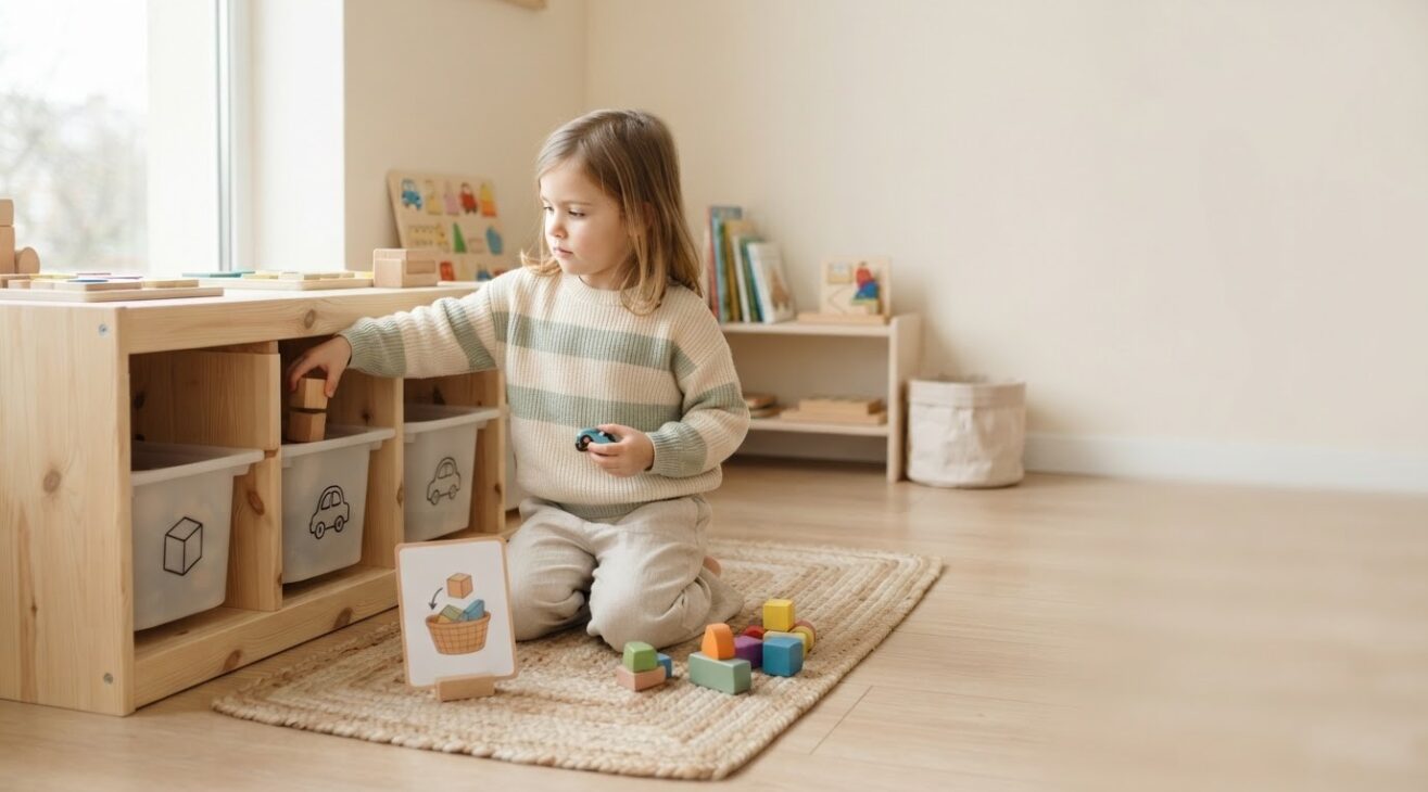 Cleanup & Putting Away Activity Cards for 5-Year-Old Kids