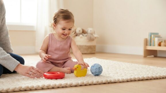 Color Recognition Activity Cards for 1 Year printable learning activity for a 1-year-old