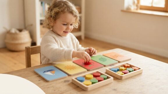 Color Recognition Activity Cards for 3 Years printable learning activity for a 3-year-old