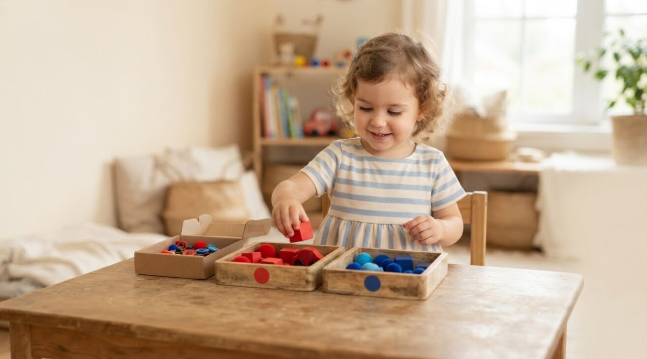 Color Sorting & Matching for 2-Year-Old Toddlers