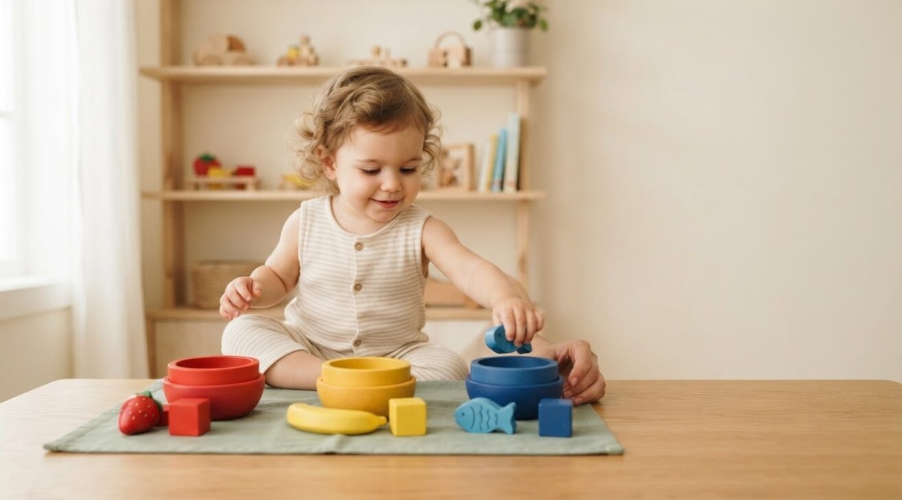 Color Sorting & Matching Activity Cards for 1-Year-Old Toddlers