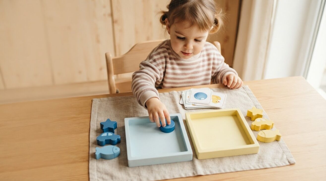 Color Sorting & Matching Activity Cards for 2-Year-Old Toddlers