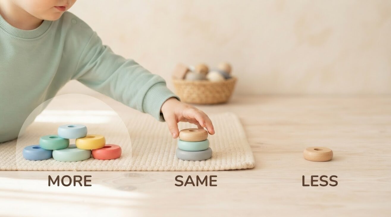Comparing More / Less / Same for 3-Year-Old Toddlers