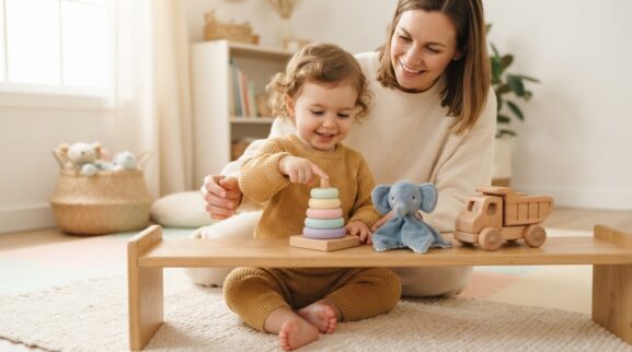 Confidence & Trying Activity Cards for 1 Year printable learning activity for a 1-year-old