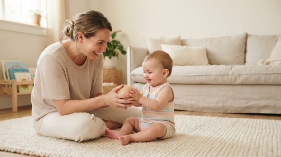 Connection & Responsive Relationships Activity Cards for 10–11 Months printable learning activity for a 10–11 month old baby