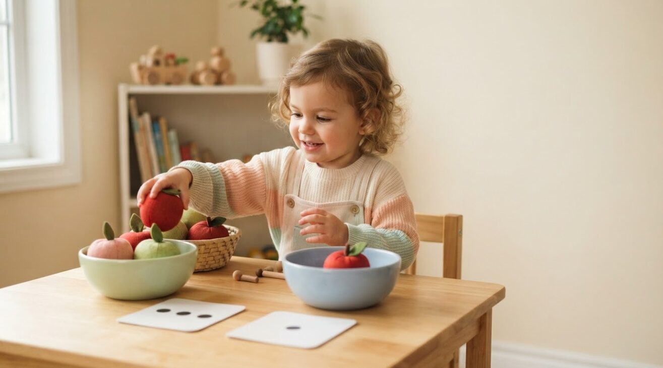 Count the Apples: Turn the Game Into Real Counting for 2-Year-Old Toddlers