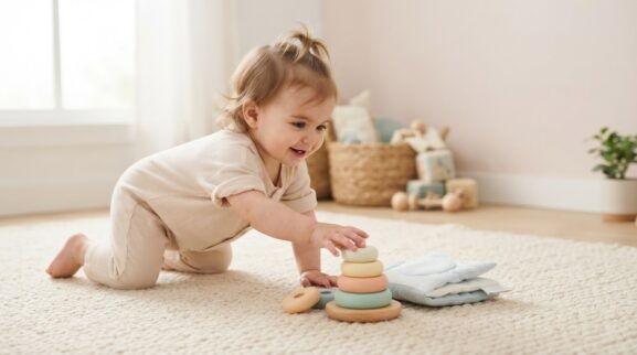 Crawling & Exploration Activity Cards for 1 Year printable learning activity for a 1-year-old