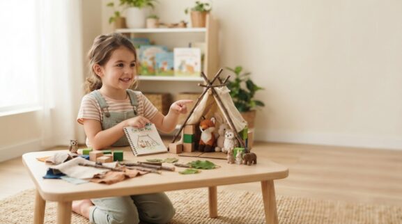 Create & Pretend: Animal Pretend Play for 5 Years parent learning guide for a 5-year-old