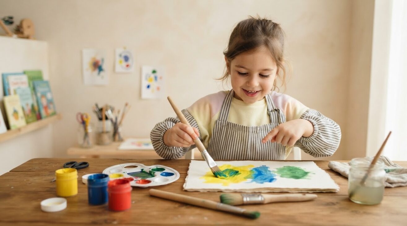 Create & Pretend: Color Mixing & Art Discovery for 5-Year-Old Kids