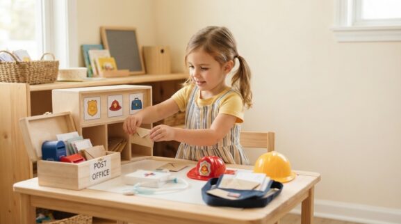 Create & Pretend: Community Helper Pretend for 4 Years parent learning guide for a 4-year-old