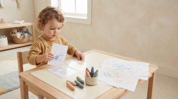 Create & Pretend: Scribble & Free Drawing for 2 Years parent learning guide for a 2-year-old