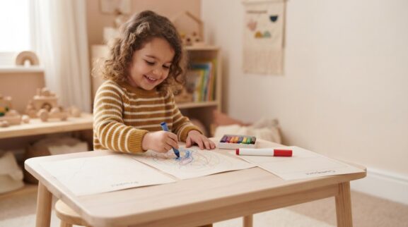 Create & Pretend: Scribble & Free Drawing for 4 Years parent learning guide for a 4-year-old