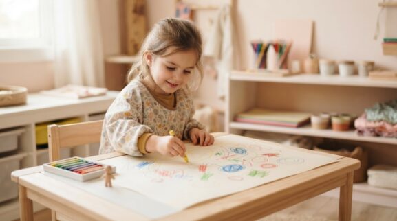 Create & Pretend: Scribble & Free Drawing for 5 Years parent learning guide for a 5-year-old