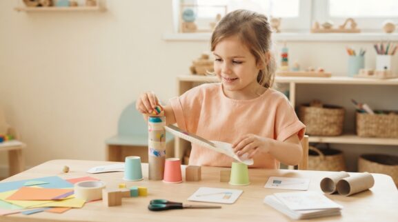 Creative Problem Solving Activity Cards for 5 Years printable learning activity for a 5-year-old