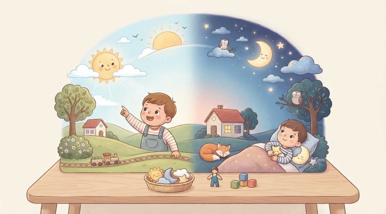 Day, Night & Sky for 3-Year-Old Toddlers