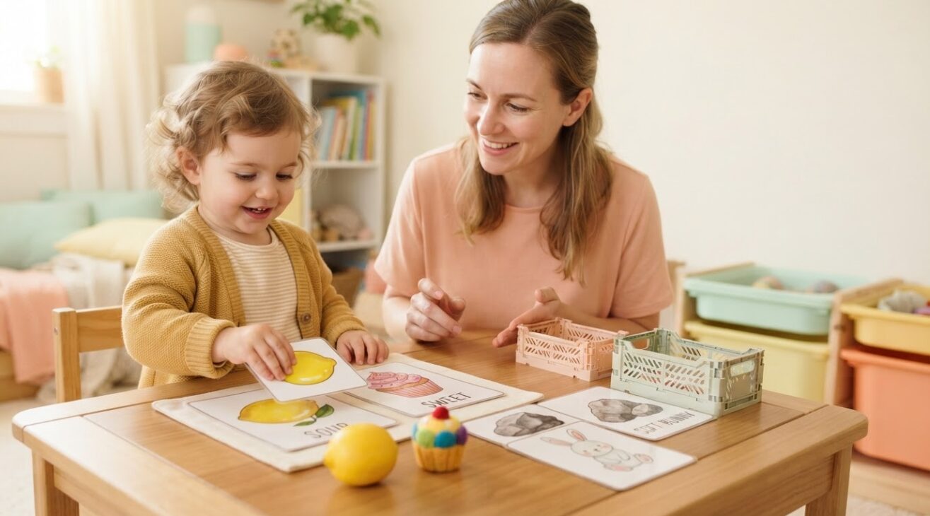 Describing Words Activity Cards for 2-Year-Old Toddlers