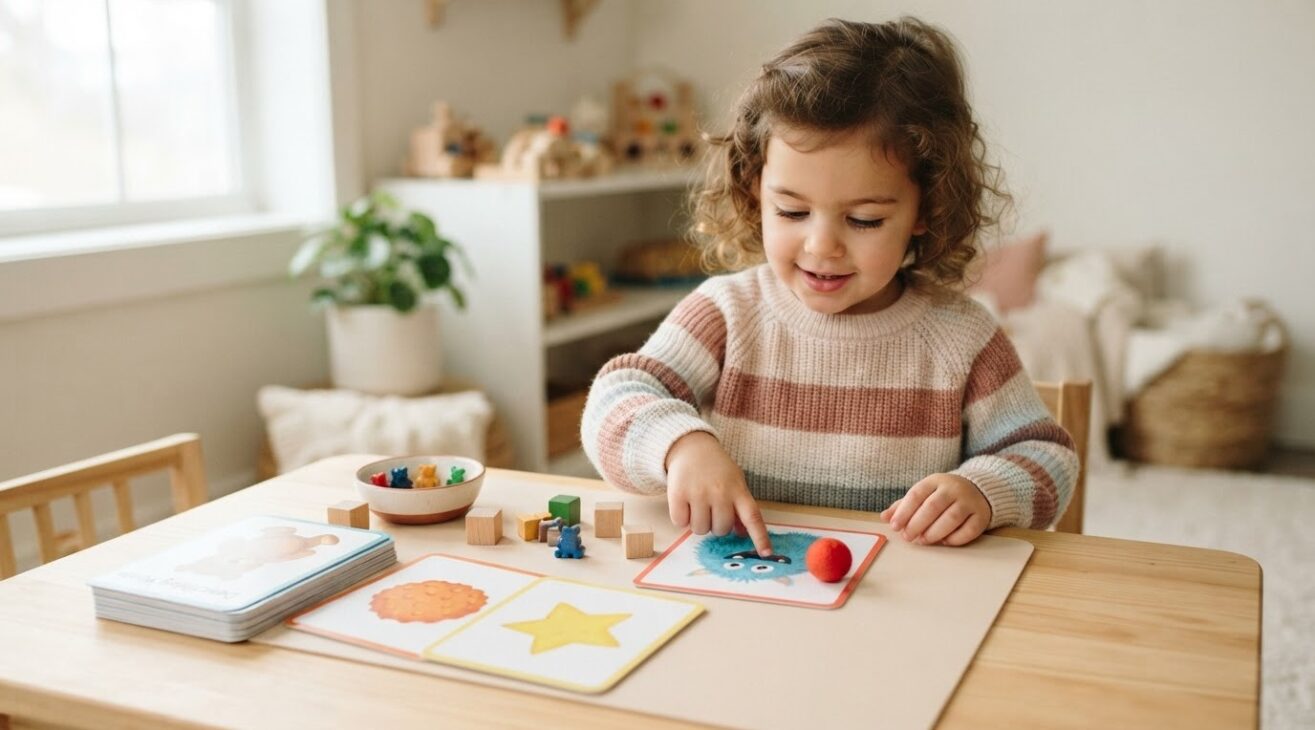 Describing Words Activity Cards for 3-Year-Old Toddlers