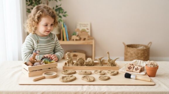 Dinosaurs & Fossils learning activities for a 3-year-old