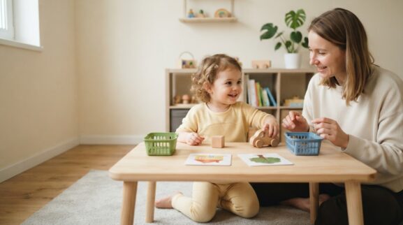 Direction Words learning activities for a 2-year-old