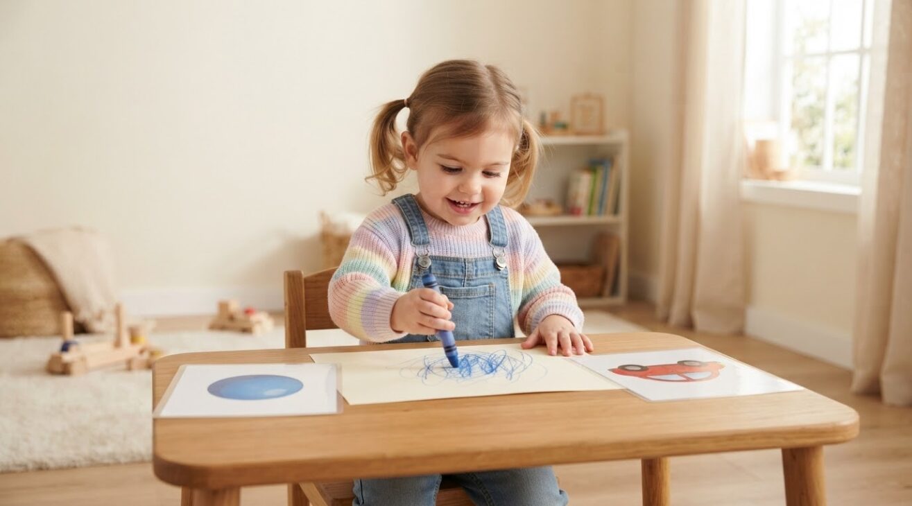 Drawing & Scribbling for 2-Year-Old Toddlers