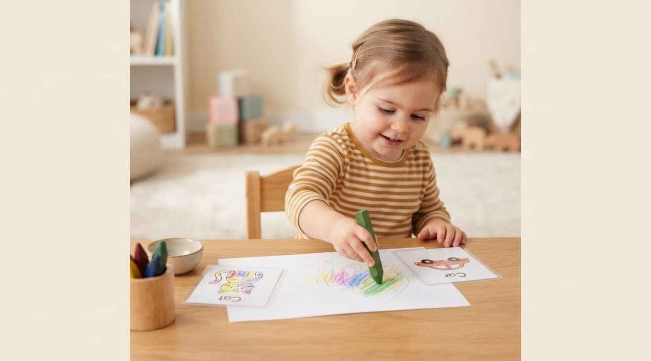Drawing & Scribbling Activity Cards for 2-Year-Old Toddlers