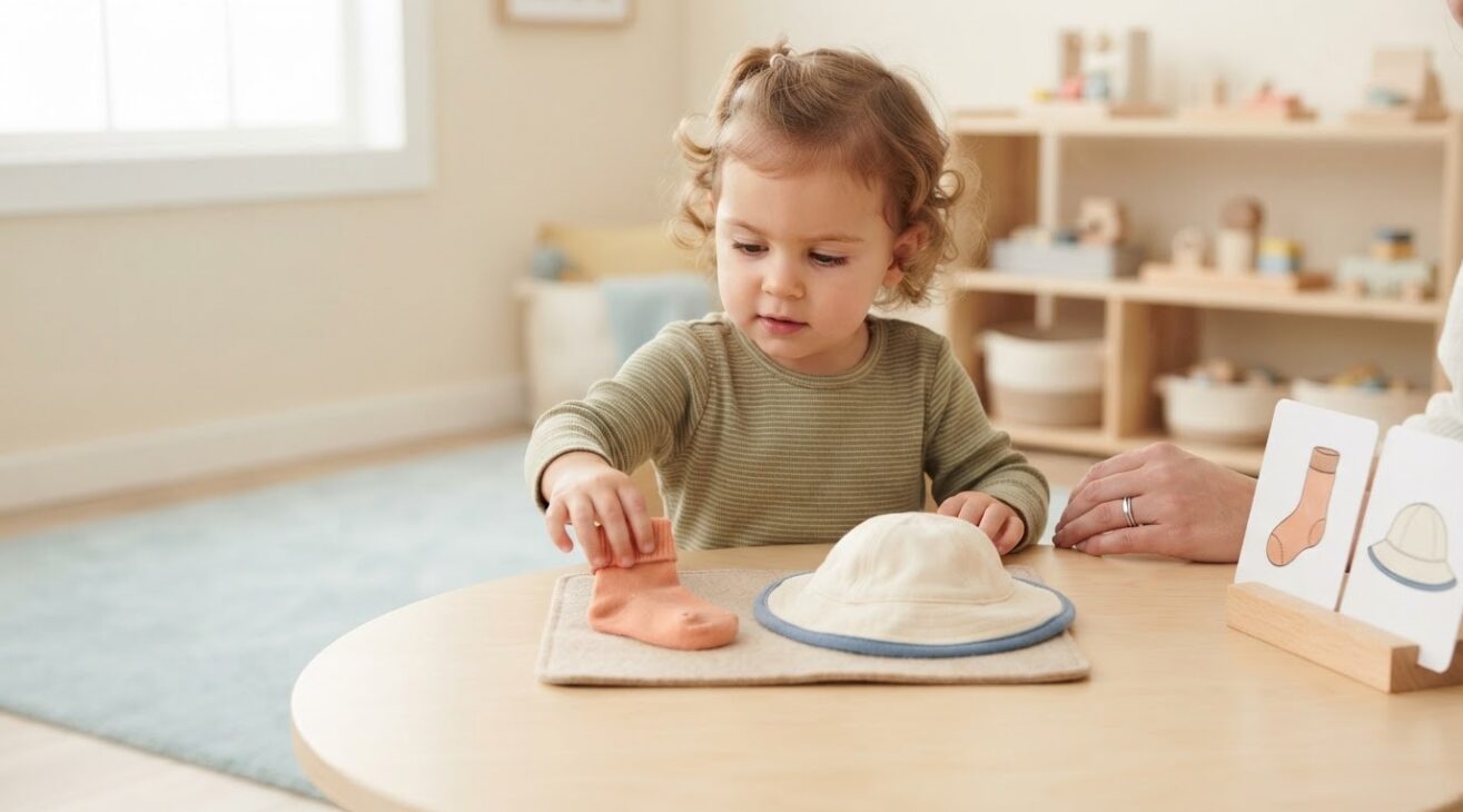 Dressing & Clothing Activity Cards for 2-Year-Old Toddlers
