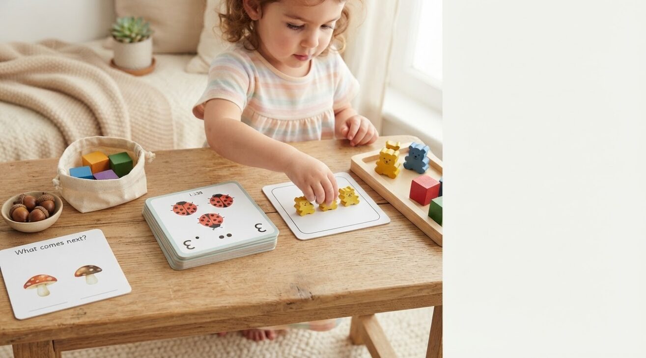 Early Quantity Activity Cards for 3-Year-Old Toddlers