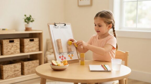 Everyday Graphing & Data for 5 Years parent learning guide for a 5-year-old