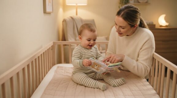 Everyday Routine Activity: Bedtime Routine for 10–11 Months learning activity for a 10–11 month old baby