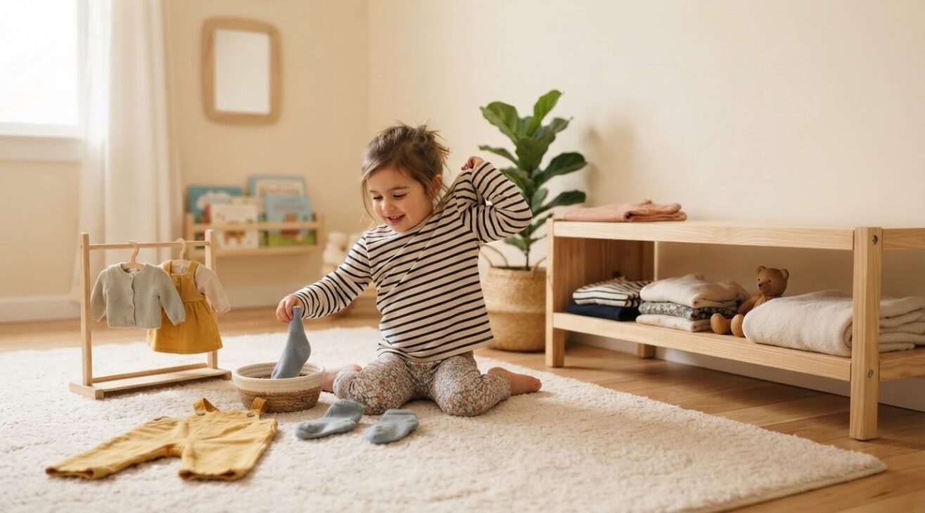 Everyday Routine Activity: Dressing & Clothing for 3-Year-Old Toddlers