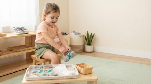 Everyday Routine Activity: Dressing & Clothing for 4 Years learning activity for a 4-year-old