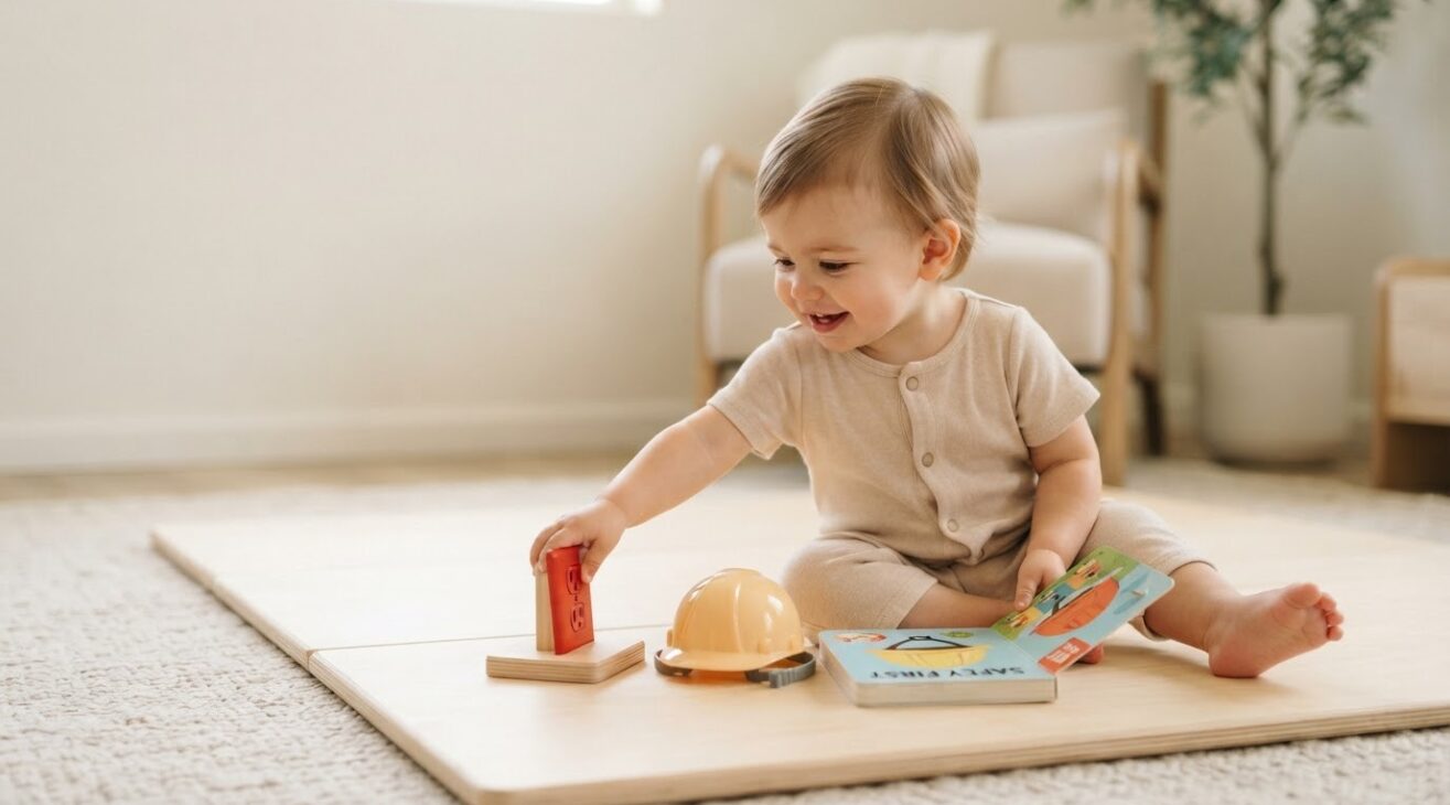 Everyday Routine Activity: Everyday Safety Words for 1-Year-Old Toddlers