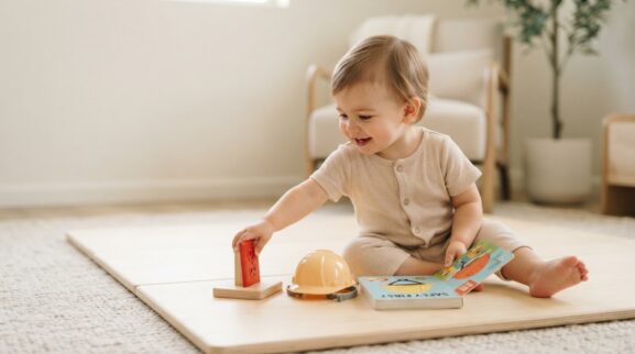 Everyday Routine Activity: Everyday Safety Words for 1 Year learning activity for a 1-year-old