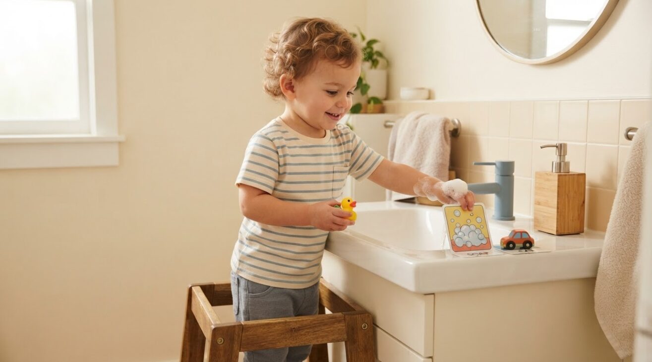 Everyday Routine Activity: Handwashing Routine for 2-Year-Old Toddlers