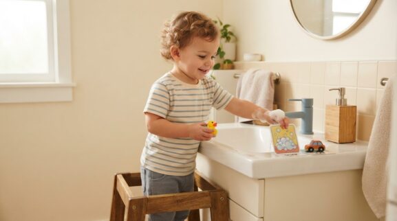 Everyday Routine Activity: Handwashing Routine for 2 Years learning activity for a 2-year-old