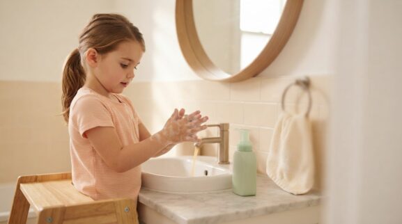 Everyday Routine Activity: Handwashing Routine for 5 Years learning activity for a 5-year-old