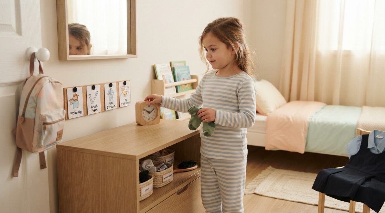 Everyday Routine Activity: Morning Routine for 5-Year-Old Kids