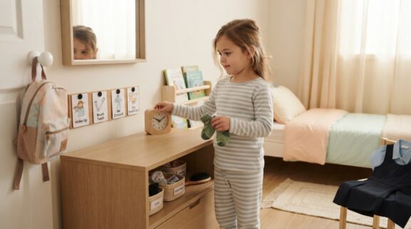 Everyday Routine Activity: Morning Routine for 5 Years learning activity for a 5-year-old