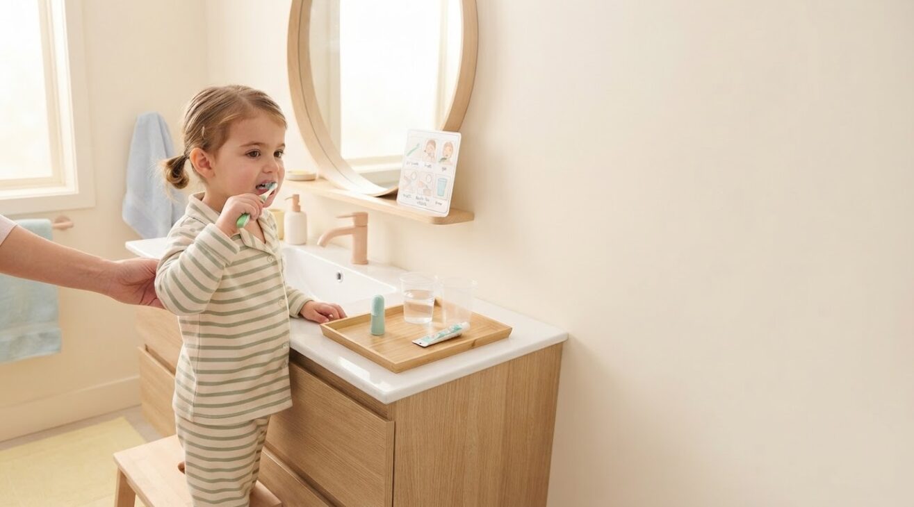 Everyday Routine Activity: Toothbrushing Routine for 4-Year-Old Kids