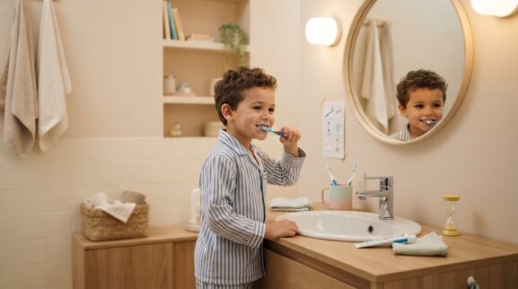 Everyday Routine Activity: Toothbrushing Routine for 5 Years learning activity for a 5-year-old