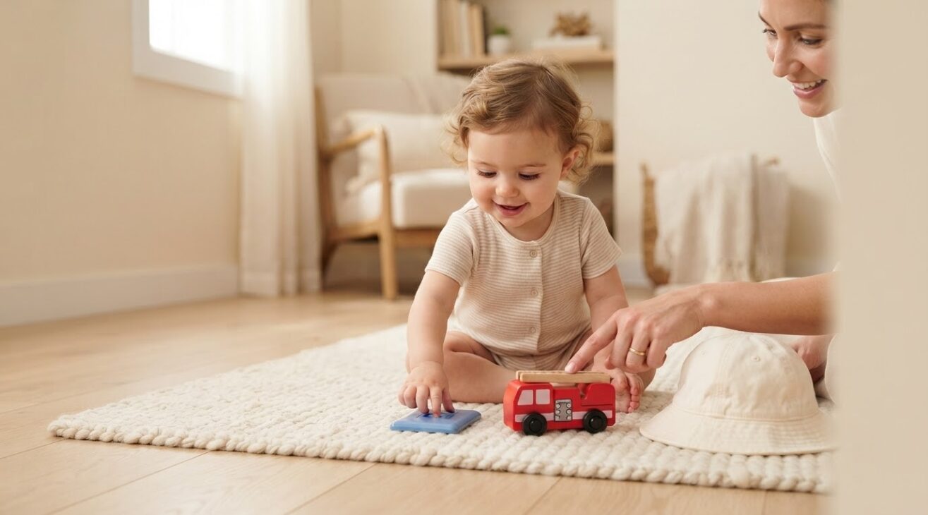 Everyday Safety Words Activity Cards for 1-Year-Old Toddlers
