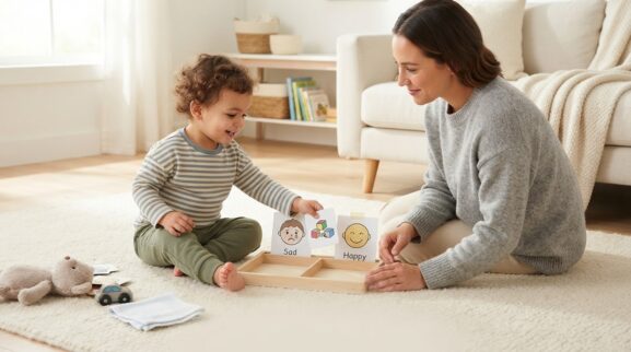 Everyday Social-Emotional Learning: Social Problem Solving for 2 Years parent learning guide for a 2-year-old